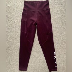 LSKD XS Rep 7/8  Burgundy Leggings